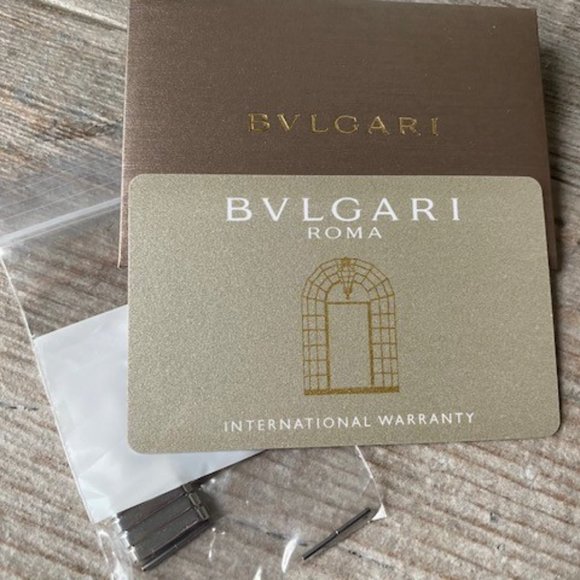 BVLGARI LVCEA Tubogas Quartz Diamond Black Dial - Picture 3 of 8